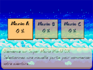 Screenshot de Super Mario World DX (2009)