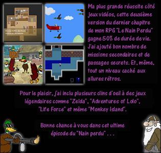 Screenshot de Le Nain Perdu chapitre III version 1.2 (2009)